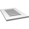 Ekena Millwork Vertical Surface Mount PVC Gable Vent: Functional, w/ 3-1/2"W x 1"P Standard Frame, 16"W x 24"H GVPVE16X2401SF - alternate 4